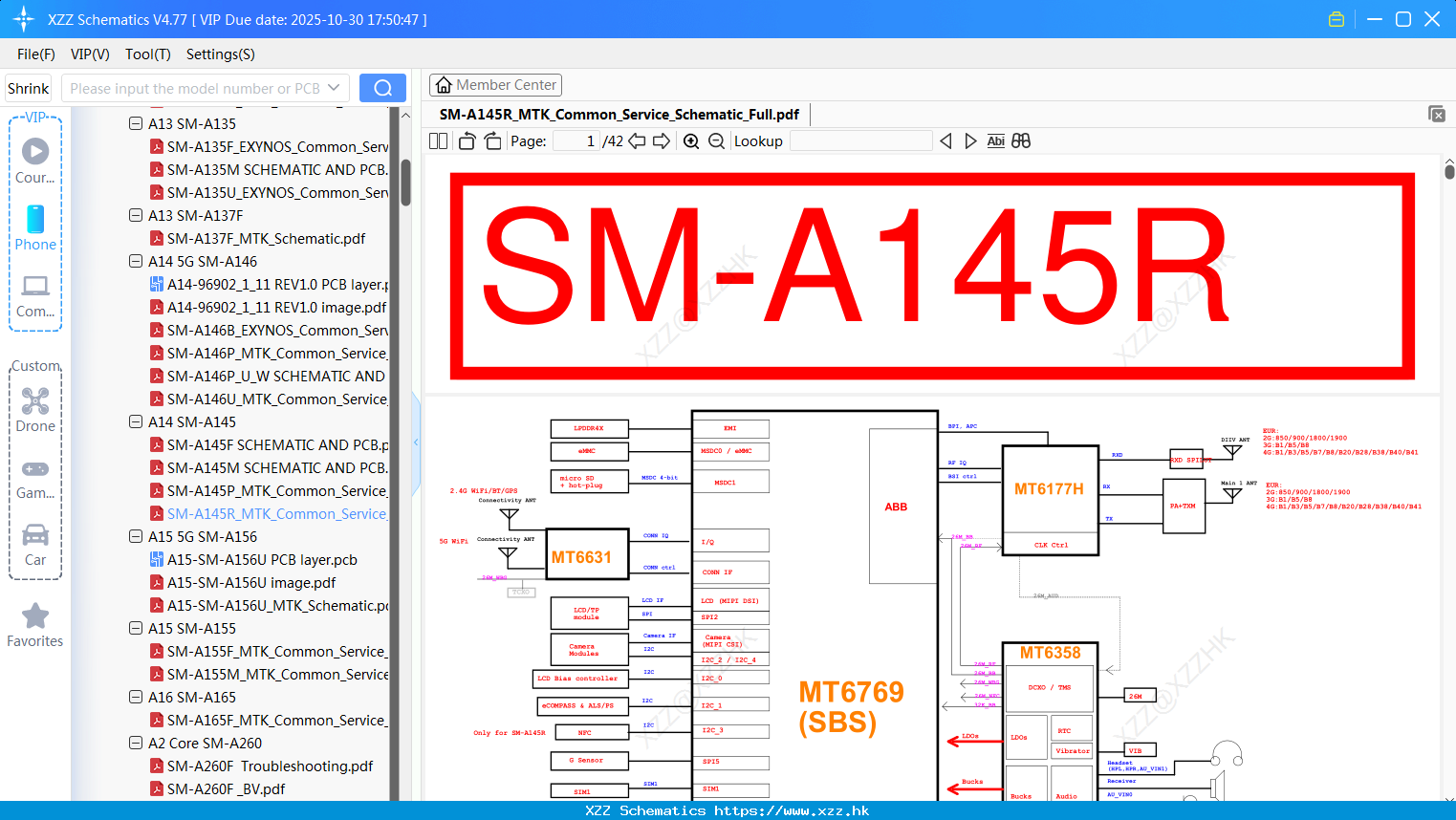 Samsung SM-A145R_MTK_Common_Service_Schematic_Full